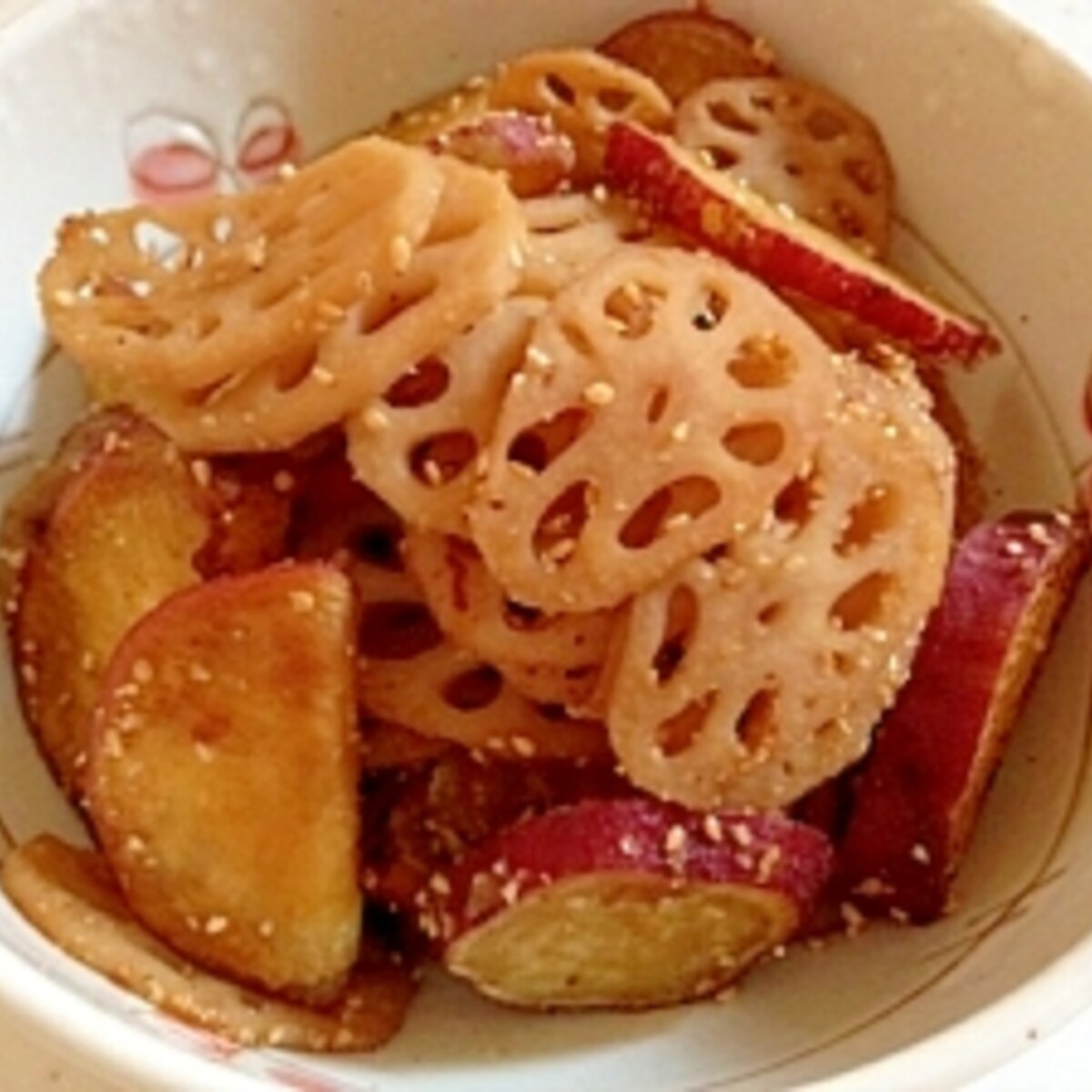 レンコンとサツマイモのきんぴら レシピ 作り方 By ピンクラム 楽天レシピ レンコンとサツマイモのきんぴら レシピ 作り方 By ピンクラム 楽天レシピ